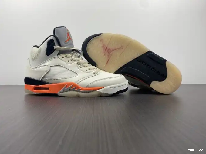 Rep Husky Retro Jordan 5 Orange Total DC1060-100 0531